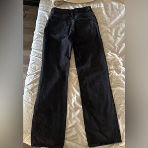 Abercrombie & Fitch the 90’s relaxed Jean high rise faded black size 24